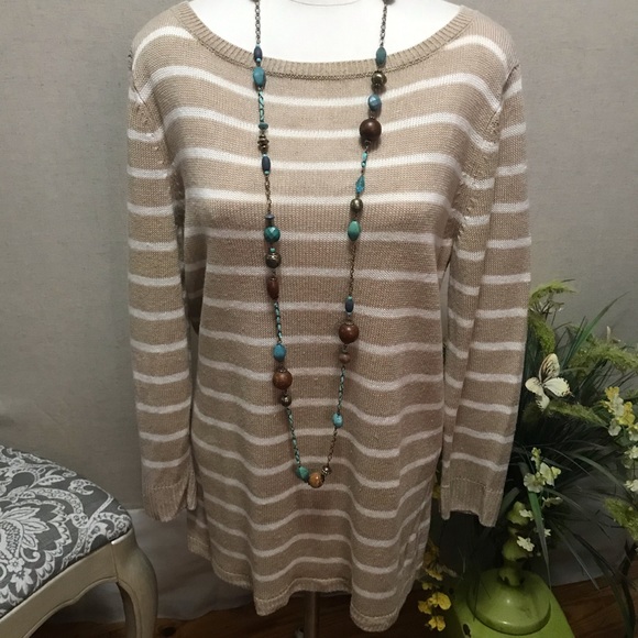 Talbots 100% Linen Sweater L - Picture 1 of 4